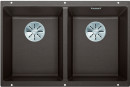 BLANCO 523583 Sink Subline 350/350-U coffee InFino manual Silgranit PuraDur