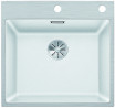 BLANCO 524112 Sink Subline 500-IF/A white InFino with Silgranit PuraDur handle