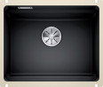 BLANCO 525155 Sink ETAGON 500-U black InFino manual PuraPlus®