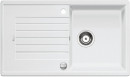 BLANCO 520506 Sink Zia 5 S white with Silgranit PuraDur eccentric