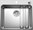 BLANCO 521748 Sink Etagon 500-IF/A stainless steel InFino silk gloss with handle