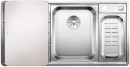 BLANCO 522104 Sink Axis III 6S-IF stainl. steel silk gloss InFino with eccentric