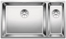 BLANCO 522991 Sink Andano 500/180-U stainl.steel InFino silk gloss no handle