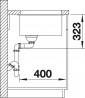 BLANCO 523461 Sink Subline 700-U Level coffee InFino manual Silgranit PuraDur