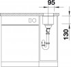 BLANCO 523396 Sink Subline 160-U anthracite InFino manual Silgranit PuraDur