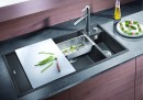 BLANCO 523472 Sink Axia III 6 S anthracite InFino with eccent. Silgranit PuraDur