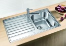 BLANCO 523374 Sink DINAS 45 S brushed stainless steel without eccentric