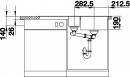 BLANCO 523353 Sink COLLECTIS 6 S coffee InFino with eccentric Silgranit PuraDur