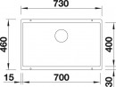 BLANCO 523442 Sink Subline 700-U anthracite InFino manual Silgranit PuraDur