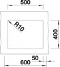 BLANCO 523441 Sink Subline 500-U coffee InFino manual Silgranit PuraDur