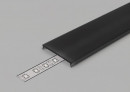 StrongLumio cover strip for LED profiles 14 clip-on black 4100mm