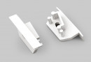 StrongLumio end caps for Diagonal 14 profile, white (pair)