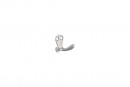 TULIP hook Lerico satin nickel + screws