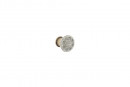 TULIP Knob Country antique brass/porcelain beige