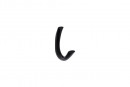TULIP Hook Belluna black polished
