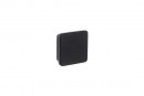 TULIP Knob Square black+screws