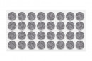 STRONG glider stick, with felt, diameter 25 mm, gray