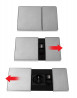 VersaPad 1x electric socket 1xUSB, 1xRJ45 stainless steel