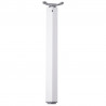 StrongLegs table leg TA001, 710R/80x80mm, white gloss