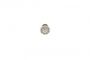 TULIP Knob Country antique brass/porcelain beige