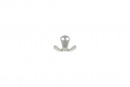 TULIP hook Lerico satin nickel + screws