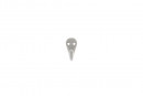 TULIP hook Muso satin nickel + screws