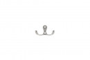 TULIP hook Livorno satin nickel + screws