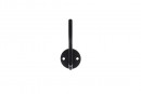 TULIP hook Rapallo black matt + screws