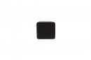 TULIP Knob Square black+screws