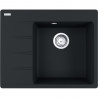 FRANKE Sink CNG 611-62 TL/7 620 x 500 matt black drain left