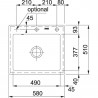 FRANKE Sink MTK 610-58 580 x 510 Onyx