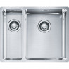FRANKE Sink BXX 260/160-34-16/7 560 x 450 stainless steel drain left