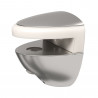 IF-support for glass shelves Cobrone satin nickel