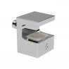 IF-Kristal shelf support for glass chrome
