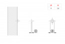 IF-door damper adhesive 8x1,6mm (50pcs)