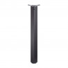 StrongLegs table leg TA001, 710R/60x60mm, black mat