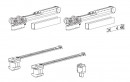 TERNO Evolution fittings set, interior sliding door 80kg, 2x damper 50mm