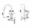 BLANCO 526146 Tap MIDA-S black silgranit®-look