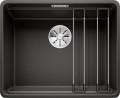BLANCO 526349 Sink ETAGON 500-F black without eccentric Silgranit InFino