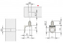 IF-Minisecurity shelf support nickel
