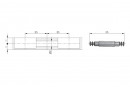 IF-Spiral lock double-sided 2x35mm