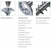 SPAX screw 3,5x20 raised countersunk head with flange PZ 4C MH