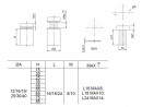 STRONG glass holder 12mm stainless steel imitation