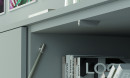 IF-recessed magnet K-Lock 10x27mm gray