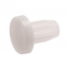 IF-silencer door screw 5mm Bi-material transparent height 2.5mm