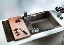 BLANCO 523267 Sink Zia XL 6 S Compact white with Silgranit PuraDur eccentric
