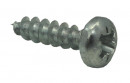 StrongFix Screw PZ 3,5x30 half round head white Zn PZ2
