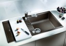 BLANCO 523263 Sink Zia XL 6 S Compact anthracite with eccent. Silgranit PuraDur