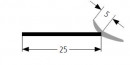 Seals profile MINI - transparent. L09/tr 4.2 m