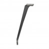 MILADESIGN Beveled design table leg ET N42026 anthracite 420 mm